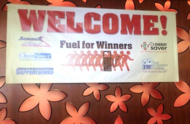 We are welcomed in style!