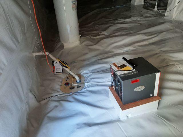 SaniDry Sedona Dehumidifier & TripleSafe Sump Pump