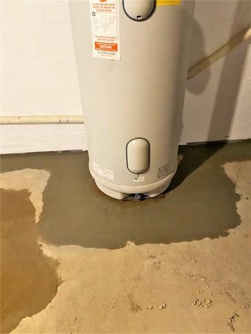 Water Heater After Drainage