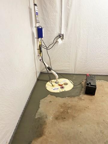 TripleSafe™ Sump Pump Installed