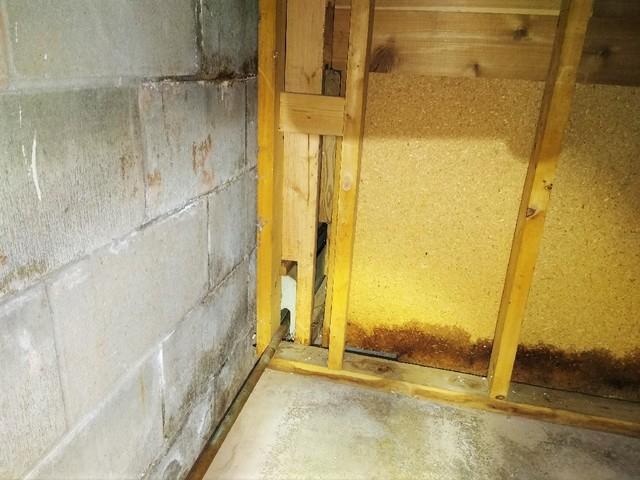 Water Damage in Poplar, WI Basement