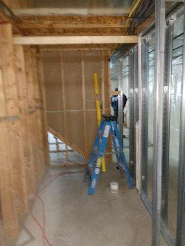 Space Prepared for Bathroom