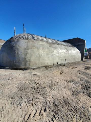 Progress of Shotcrete Shell-Fernley, NV