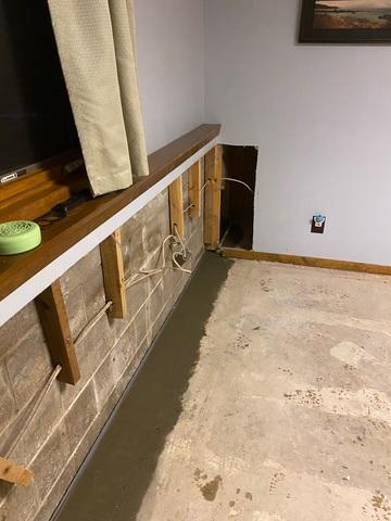 Our basement waterproofing system prevents water from flooding your basement during snowmelt and heavy rains.