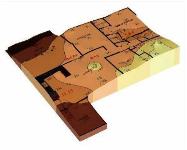 3D Topographical Map