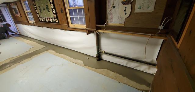 Starting To Lay Concrete