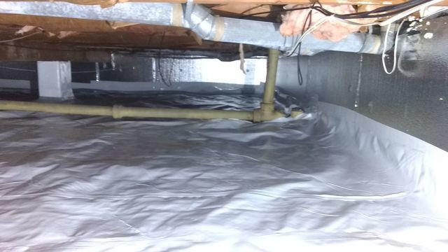 Crawl Space Encapsulation Finished Product