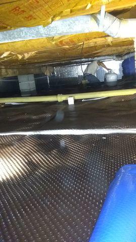 Process of Installing the Drainage Matting