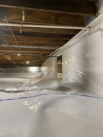 Sealed Crawl Space with CleanSpace