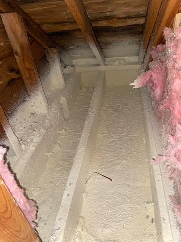 Spray Foam Layer to Air Seal