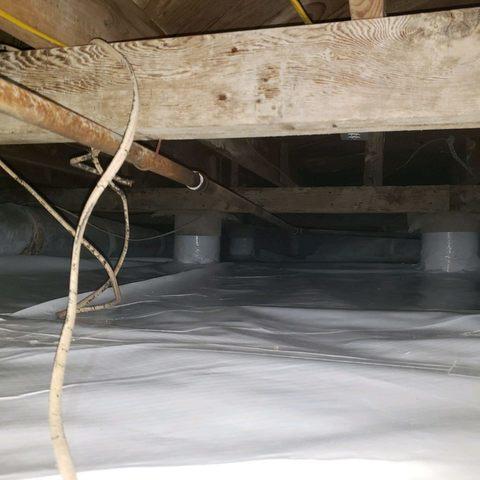 After Crawl Space Remediation