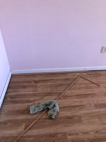 The homeowner noticed certain rooms in the home had uneven floors.