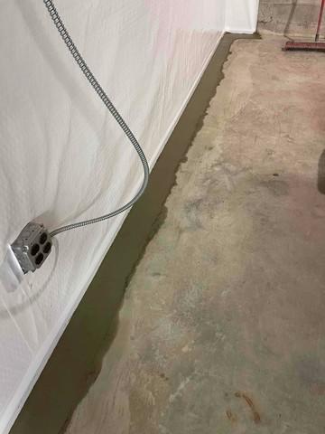 Basement Floor Drainage System