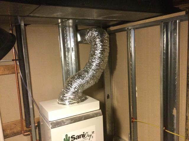 The Installed SaniDry XP Air System