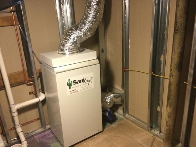 The Installed SaniDry XP Air System