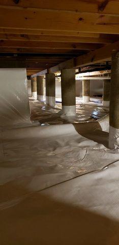 After Crawl Space Remediation