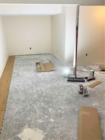 Flooring Installation Begins