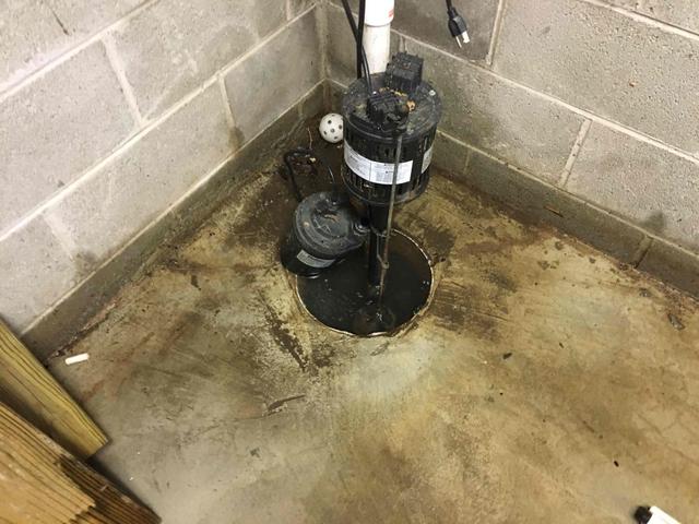 Old Pump Drainage System