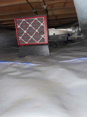 Crawl Space Dehumidifier