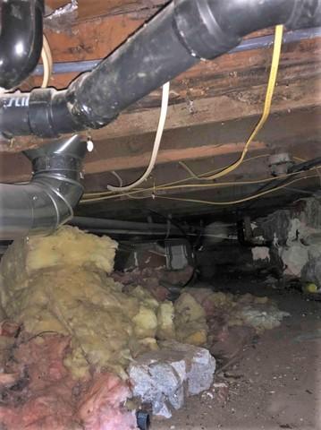 Sagging Supports in Dirt Crawl Space in Bemidji, MN