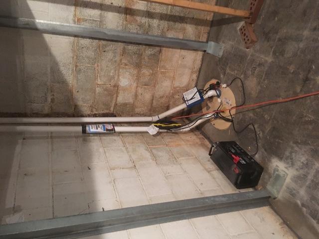 Installed TripleSafe Sump Pump