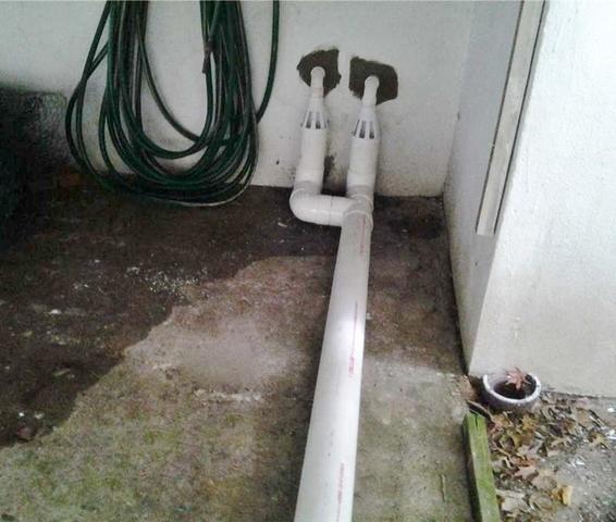 Sump Pump Discharge Line