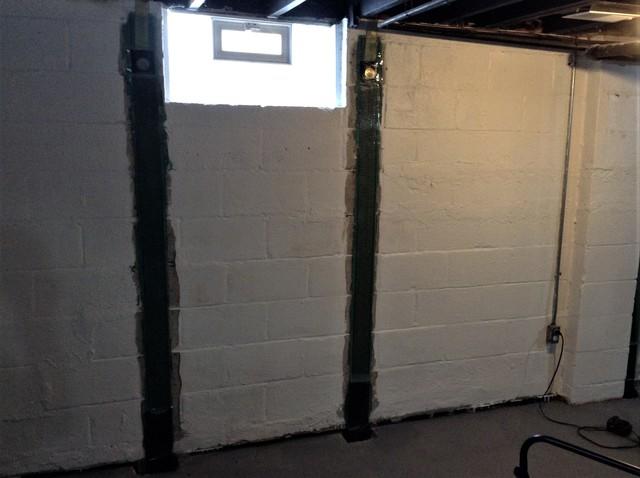 Bowing and Cracked Wall Repaired in Genesee, MI