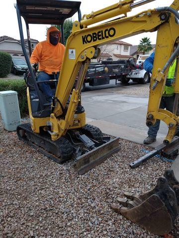 Beginning of Excavation
