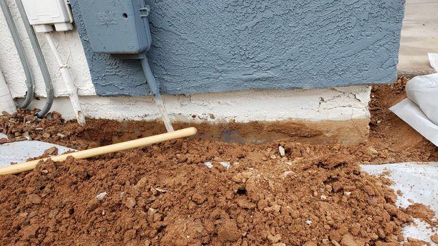 Before Stem Wall Repair