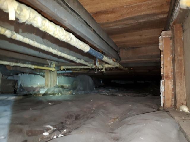 Sinking Crawl Space Ceiling