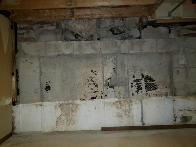 Basement Waterproofing Leaking Front Porch Soaks Belongings In Bowmanville Ontario Leaking Front Porch Soaks Belongings In, Water Leaking Into Basement From Front Porch