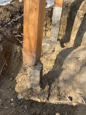 The truth is that even sturdy deck supports like these ones are going to move if they are place on top of concrete. Although pouring concrete into the ground seems like a permanent base, the freezing and thawing of the soil is guaranteed to move the concrete.