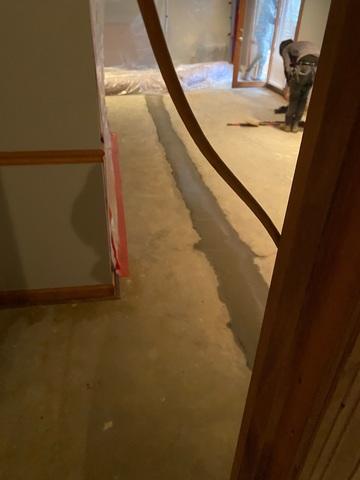 Waterproofed Basement