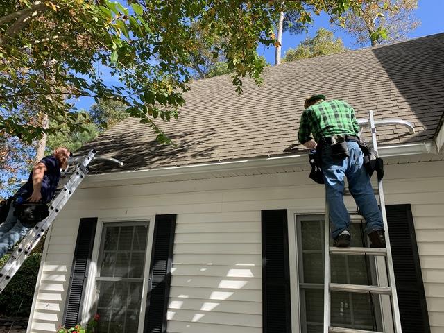 Installing Gutter Shutter