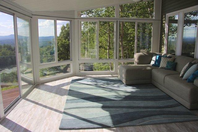 This custom-made 4 season sunroom!