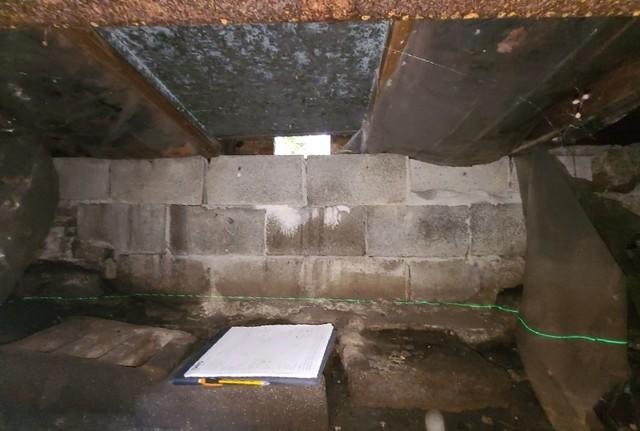 Vertical Crawl Space Walls Shifting