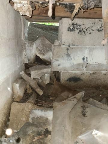 Collapsed Portion of Wall in Saint Paul, MN Crawl Space