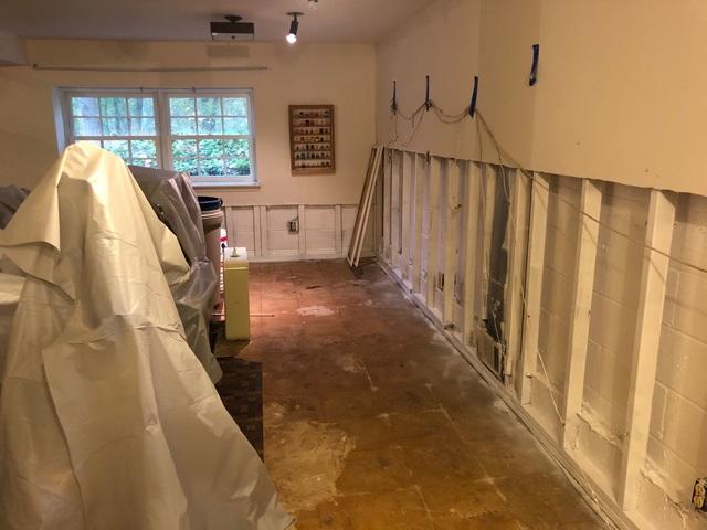 Half Wall Demo and WaterGuard