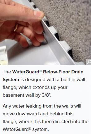 WaterGuard Below-Floor Drain Flange