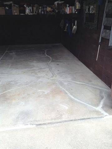 Concrete Garage Floor Joints Sealed