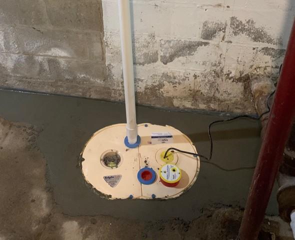 After Sump Pump Installation