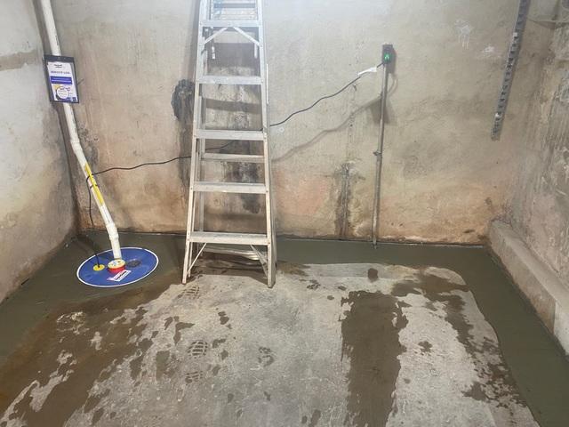 SuperSump Pump Installed With WaterGuard