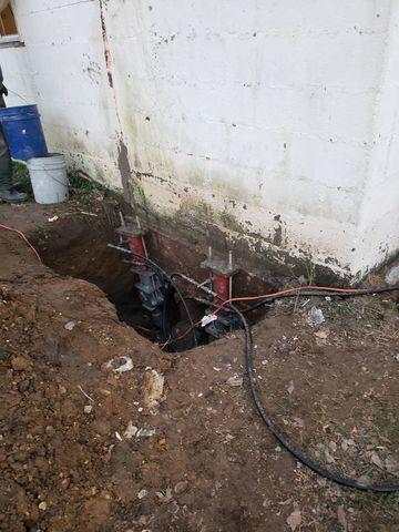 Helical Piers Installation Process