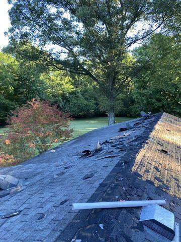 Roof Being Stripped Away