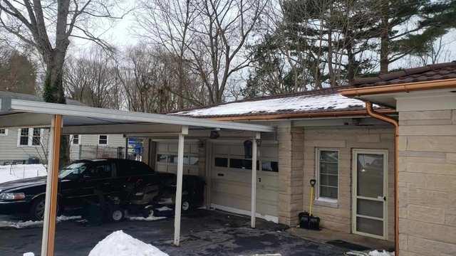 Coppertone Gutters Installed all around the home