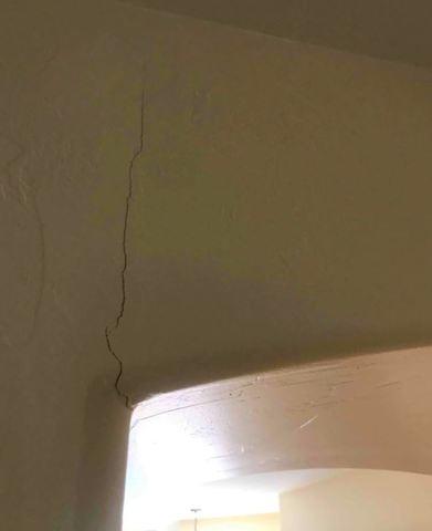 Interior drywall cracks are a common indication of a foundation problem or foundation movement.