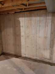 Effloresence on wall
