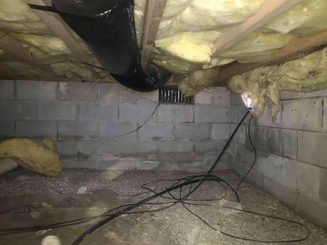 Foundation Walls of Crawl Space