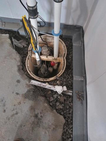 Our sump pump systems will keep water out of your basement all the time!