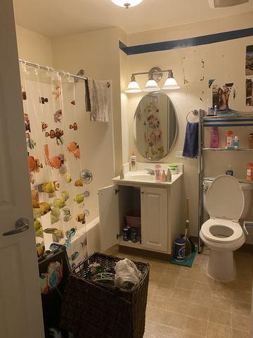 We were hired by a property manager to clear out a 1 bedroom apartment where all the items had been glued down by the former tenant. Not an easy job by any means but we were able to get it cleared out and had a super happy property manager and building supervisor when all was done!